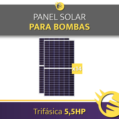 KIT BOMBEO SOLAR 5,5CV (230V) trifásica