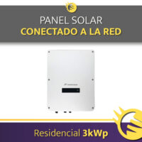 3kWp-ON GRID<br>RESIDENCIAL