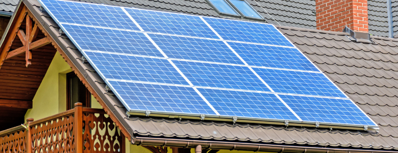 paneles solares en hogares