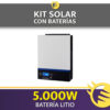 KIT CON BATERÍA <BR>LITIO 5.000W - Imagen 3