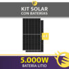 KIT CON BATERÍA <BR>LITIO 5.000W - Imagen 2